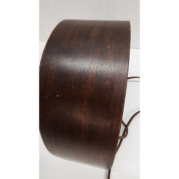 Vintage Seth Thomas Wood Mantel Clock With Brass Accents - Picture 11 of 16